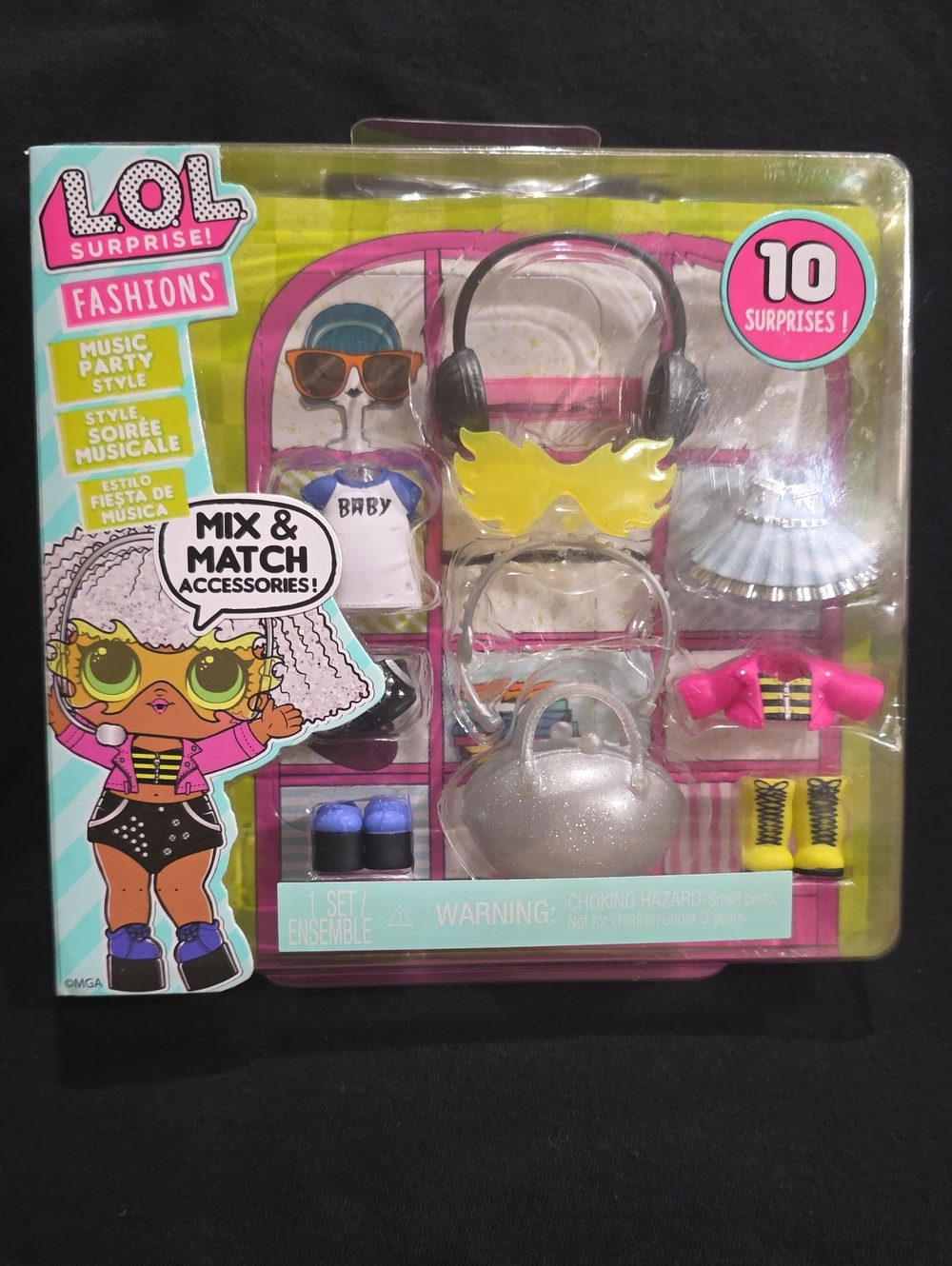 L.O.L. Surprise! Mix & Match Hair Accessories Set - Pink, Yellow & Silver